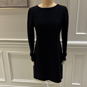 Elegant Black Long Sleeve Dress